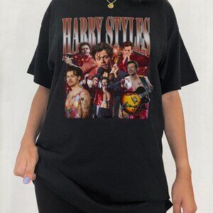 Harry Styles Vintage 90s Graphic Music Fan Gift Rock Band Tour T-Shirt 92